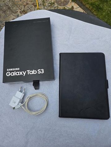 Samsung Galaxy Tab S3 – + stylus, lader, doos & hoes beschikbaar voor biedingen