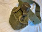 Veldfles met koppel riem., Ophalen of Verzenden, Landmacht, Nederland, Overige typen