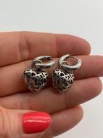 V808 Prachtige zilveren Ti Sento oorbellen, Hangers, Ophalen of Verzenden, X, Zilver