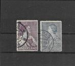 Nederland 1934, NVPH 265 t/m 266, Gestempeld., Verzenden, T/m 1940, Gestempeld
