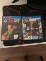 Wwe 2023 en Fifa 21 playstation 4 games, Ophalen, Zo goed als nieuw