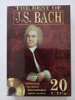 The Best Of J.S. Bach 🎶   20 CD-box, Ophalen of Verzenden, Barok, Zo goed als nieuw, Boxset