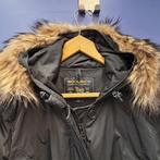 Woolrich luxe winterjas parka + capuchon winddicht XL 49847, ., Zwart, Maat 46/48 (XL) of groter, Ophalen of Verzenden