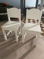 2 houten witte ikea stoeltjes, Kinderen en Baby's, Kinderkamer | Tafels en Stoelen, Ophalen, Gebruikt, Stoel(en)