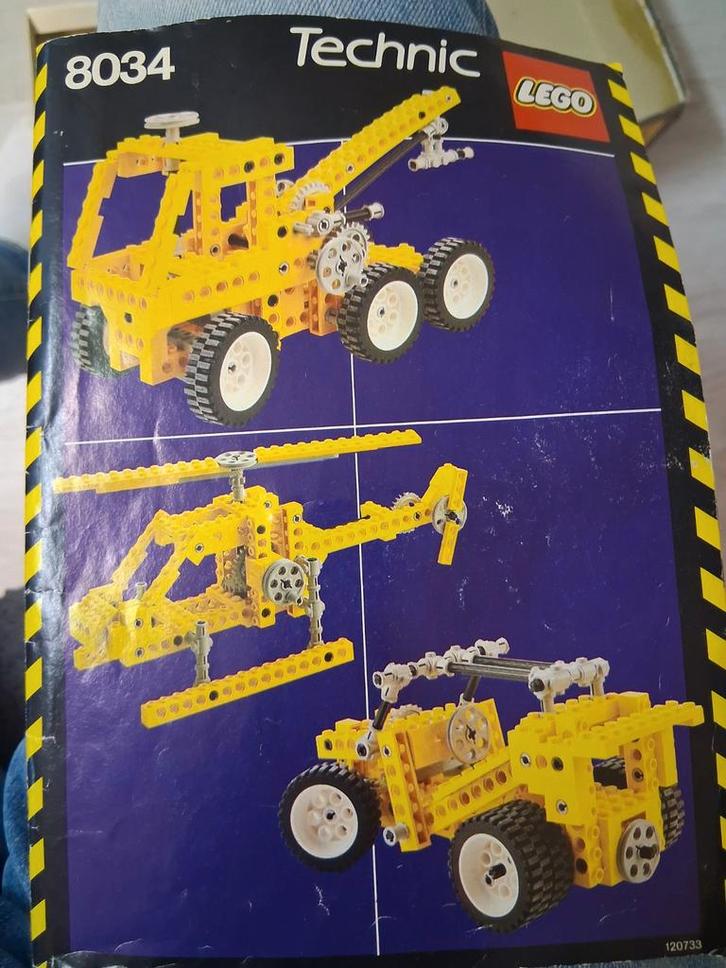 LEGO Technic 8034 Universal Set - Vintage, Kinderen en Baby's, Speelgoed | Duplo en Lego, Gebruikt, Lego, Losse stenen, Ophalen of Verzenden