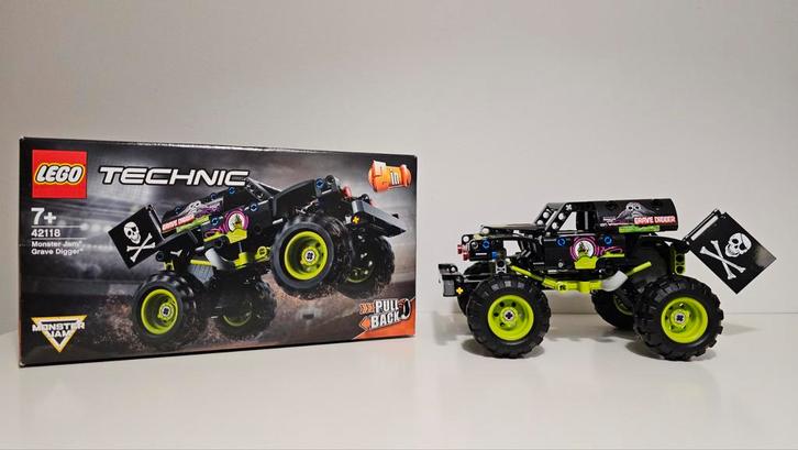 Lego Technic 42118 Monster Jam Grave Digger, Kinderen en Baby's, Speelgoed | Duplo en Lego, Zo goed als nieuw, Lego, Complete set