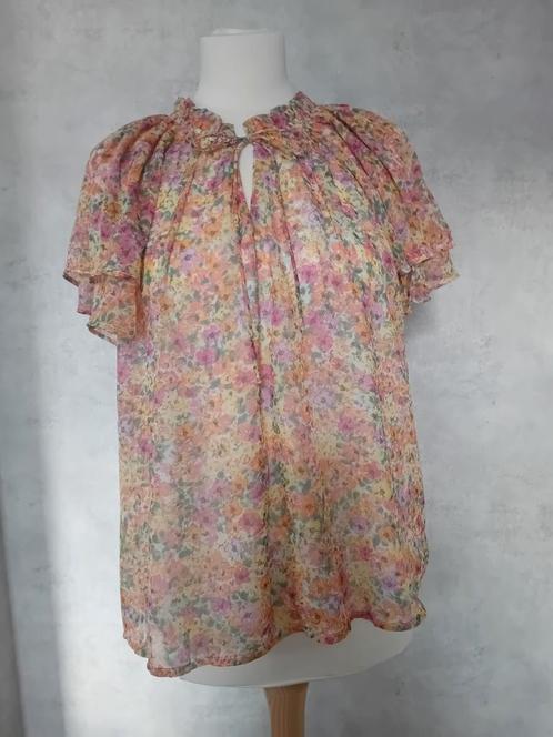 Leuke top! z.g.a.n., Kleding | Dames, Tops, Zo goed als nieuw, Maat 38/40 (M), Oranje, Korte mouw, Ophalen of Verzenden