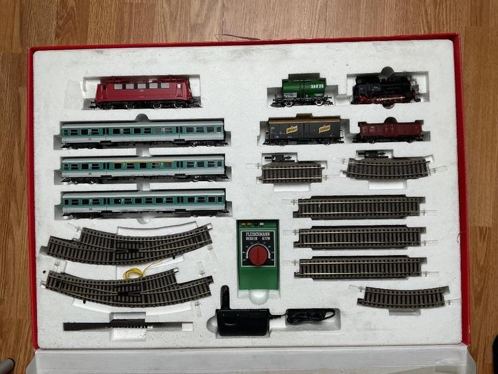 Fleischmann duo startset 6373, Hobby en Vrije tijd, Modeltreinen | H0, Zo goed als nieuw, Treinset, Gelijkstroom, Fleischmann