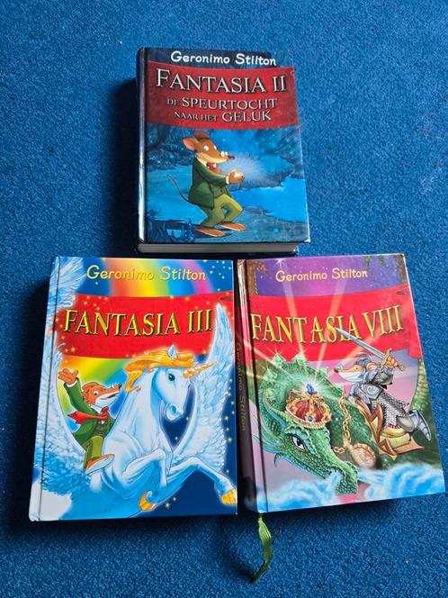 Geronimo stilton fantasia 2, 3 en 8, Boeken, Kinderboeken | Jeugd | 10 tot 12 jaar, Gelezen, Fictie, Ophalen of Verzenden