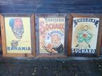 Decoratie borden uit feestzaal, Verzamelen, Foto's en Prenten, Ophalen of Verzenden, Voor 1940