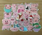 Varkentjes biggetjes stickers, Verzenden, Nieuw, Meerdere stickers