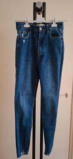 Queen Hearts Jeans Maat M (valt als 36) ZGAN, Ophalen of Verzenden, Zo goed als nieuw, Blauw, W28 - W29 (confectie 36)