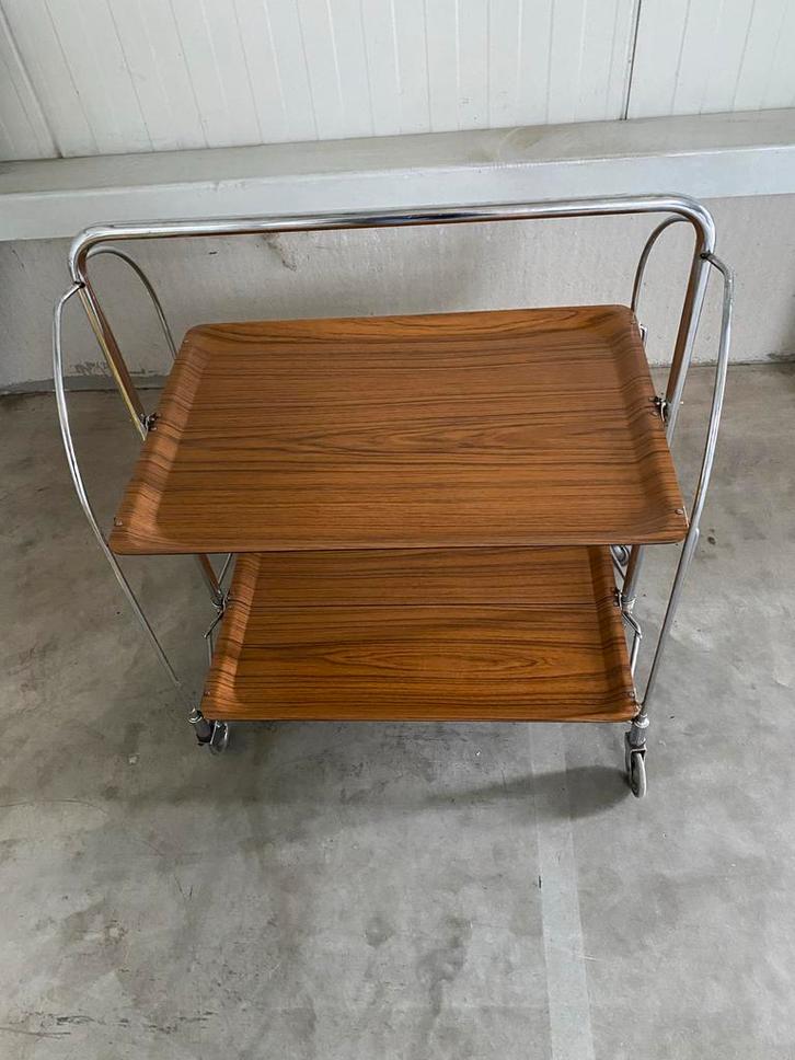 Vintage Bremshey & Co Serveerwagen, Huis en Inrichting, Woonaccessoires | Overige, Gebruikt, Ophalen