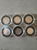 Leuke serie guldens (6), 1 gulden, Setje, Zilver, Ophalen of Verzenden