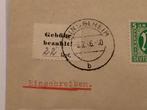 Duits-Rijk. Lokle uitgave 1945 Mindelheim N.r:1 op brief., Duitse Keizerrijk, Verzenden, Gestempeld