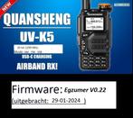 QUANSHENG UV-K5 (Firmware: Egzumer V0.22), Nieuw, Ophalen of Verzenden, Portofoon of Walkie-talkie, Met broekklem