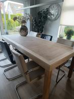 Massief houten tafel 210 bij 94, Ophalen, Zo goed als nieuw
