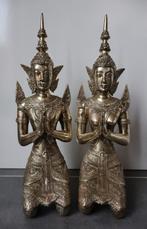 Twee tempelwachters beelden, 43 cm hoog, Ophalen of Verzenden