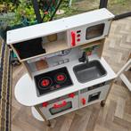 Speelkeuken met oven, fornuis & kraan 100 cm hoog, Kinderen en Baby's, Speelgoed | Speelkeukens, Ophalen, Gebruikt, Hout, Speelkeuken