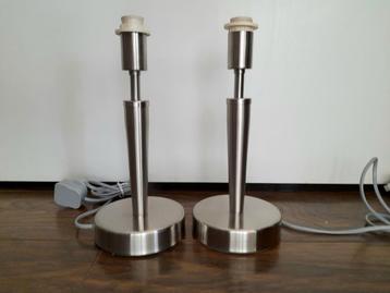 Twee spiksplinternieuw RVS design lampenvoeten Eglo m opties beschikbaar voor biedingen