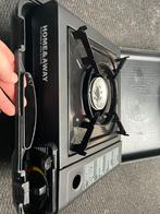 Gasstelletje camping gaspit nood, Witgoed en Apparatuur, Fornuizen, 3 kookzones of minder, Ophalen of Verzenden, Zo goed als nieuw