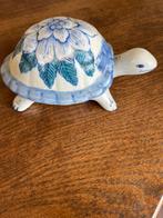 Antieke Keramische Sieradendoos Schildpad, Antiek en Kunst, Ophalen of Verzenden