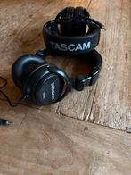 Tascam TH-02 Studio Hoofdtelefoon (koptelefoon) zwart., Ophalen of Verzenden, Zo goed als nieuw, Over oor (circumaural), Overige merken