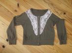 Vestje met kant., Ophalen of Verzenden, Gedragen, Bruin