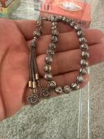 Zilverkleurige Tesbih Gebedsketting, Ophalen of Verzenden, Zo goed als nieuw, Zilver, Met bedels of kralen