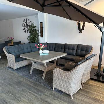 XL Wicker Tuinset / Loungeset – Flexibele hoekopstelling beschikbaar voor biedingen