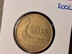 Noorwegen 20 kroner 2002, Ophalen of Verzenden, Overige landen