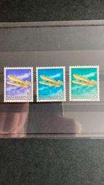 San Marino 1165/67 vliegtuig post/1761, Ophalen of Verzenden, Vliegtuigen