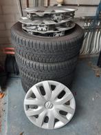 Winterbanden met stalen velgen en wieldoppen, Auto diversen, Wieldoppen, Ophalen, Gebruikt