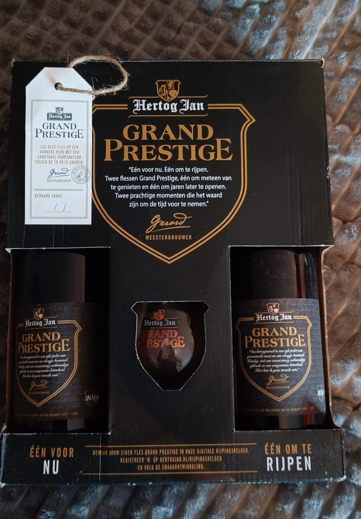 Hertog Jan Grand Prestige cadeauverpakking 2019/2023, Verzamelen, Biermerken, Nieuw, Flesje(s), Hertog Jan, Ophalen of Verzenden