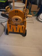 Houten Loopkar Tijger - Stevig en Leuk!, Ophalen of Verzenden, Gebruikt, Duwvoertuig