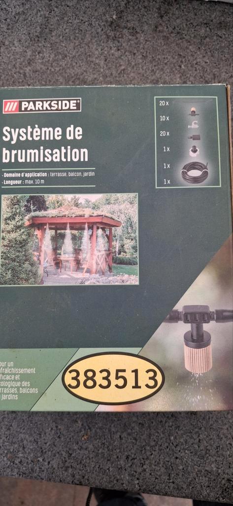 Parkside Brumistingssysteem - Terras, Balkon, Tuin, Tuin en Terras, Druppelsystemen, Nieuw, Ophalen of Verzenden