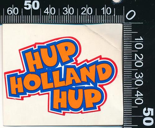 Sticker: Hup Holland Hup, Verzamelen, Stickers, Zo goed als nieuw, Sport, Ophalen of Verzenden