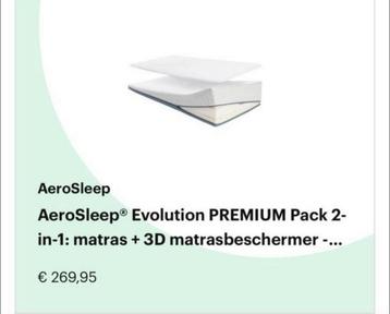 Aerosleep matras + matrasbeschermer beschikbaar voor biedingen