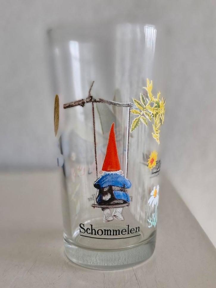 Glas David de Kabouter, Verzamelen, Glas en Borrelglaasjes, Zo goed als nieuw, Frisdrankglas, Ophalen of Verzenden