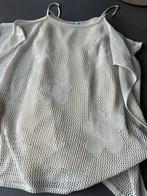 Nieuw off-white opengebreide Zara top, maat L, Kleding | Dames, Tops, Verzenden, Maat 42/44 (L), Nieuw, Zonder mouw