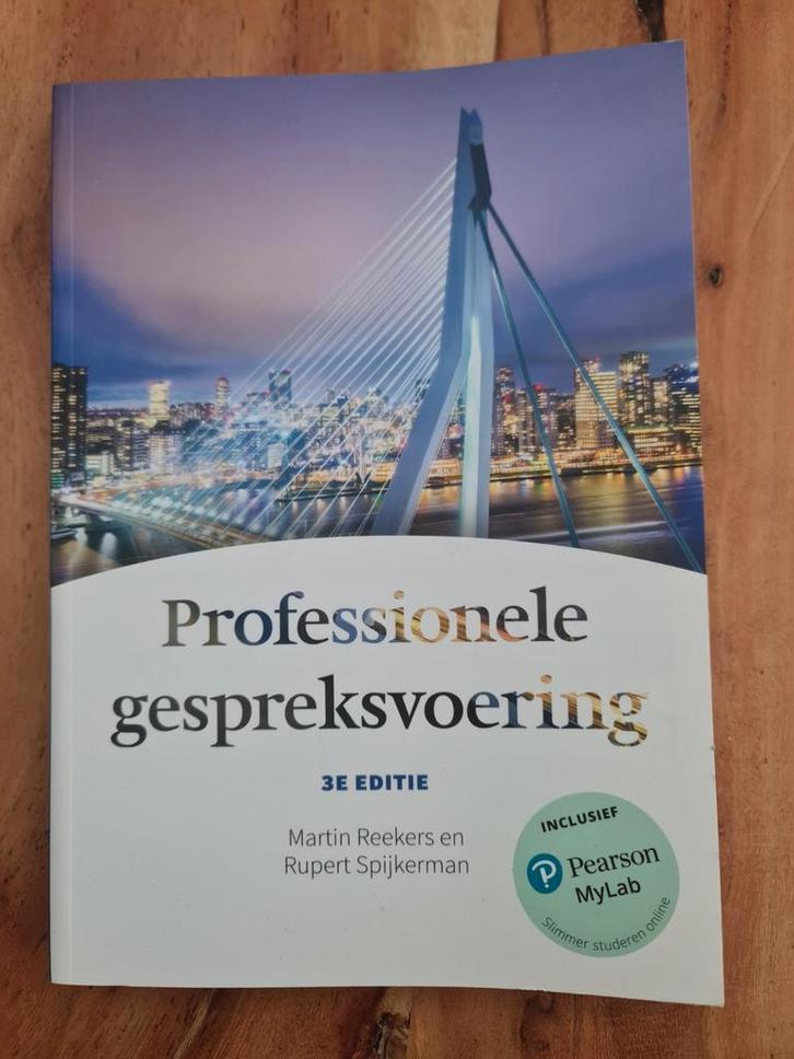 Professionele Gespreksvoering 3e editie, Boeken, Studieboeken en Cursussen, Nieuw, HBO, Beta, Ophalen of Verzenden
