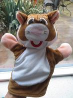 Handpop Hamster poppenkastpop van Albert Heijn AH, Kinderen en Baby's, Ophalen of Verzenden, Zo goed als nieuw, Overige typen