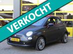 Fiat 500 C 1.2 Lounge / cabrio / airco / parkeersensoren ach, Gebruikt, 4 cilinders, Cabriolet, Zwart