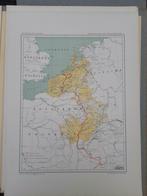 B007 / plattegrond van Bourgondische Rijk 1476 uit 1915, Ophalen of Verzenden