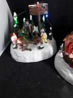 2 kerst tafereeltjes, Ophalen of Verzenden, Gebruikt