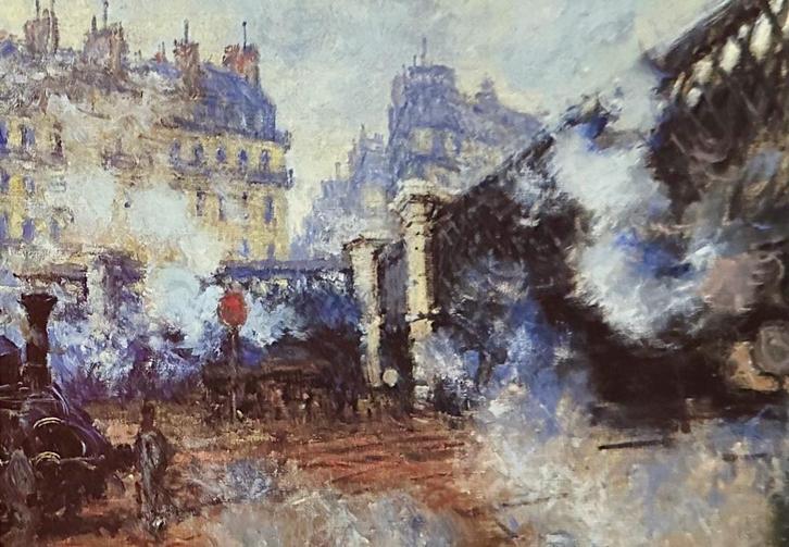 0565B  CLAUDE MONET ~ Le Pont de L’Europe, Verzamelen, Ansichtkaarten | Themakaarten, Ongelopen, 1980 tot heden, Overige thema's