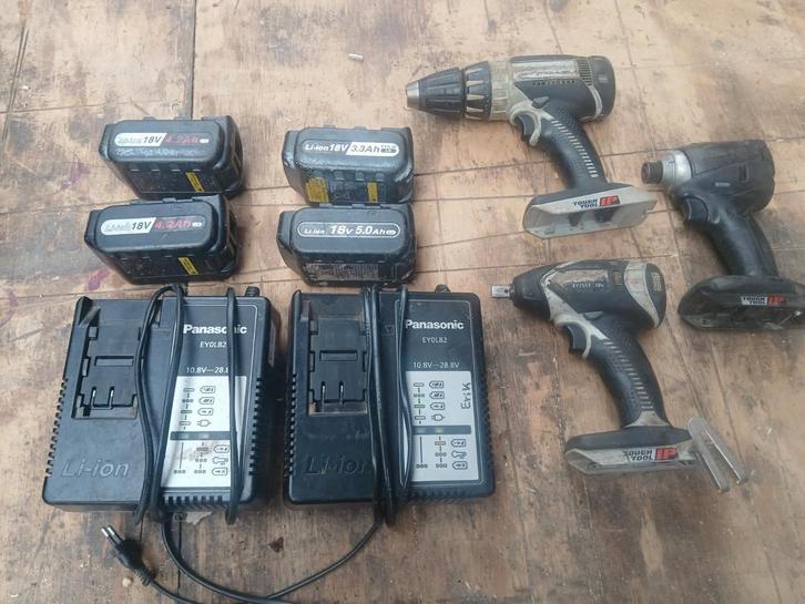 panasonic 18v boormachine slagschroevenraaier slagmoer, Doe-het-zelf en Verbouw, Gereedschap | Boormachines, Gebruikt, Boormachine