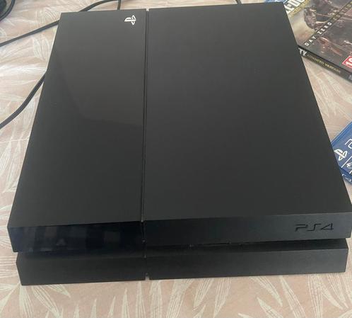 Ps4 met 2 controllers, Spelcomputers en Games, Spelcomputers | Sony PlayStation 4, Zo goed als nieuw, Original, Met 2 controllers