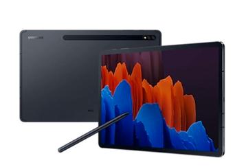 Galaxy Tab S7+ met hoes/standaard beschikbaar voor biedingen