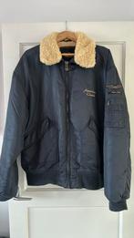 Pall mall bomber aviator jas zgan vaste prijs, Ophalen, Blauw, Zo goed als nieuw, Pall Mall